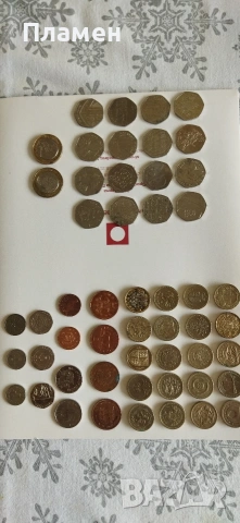 английски монети 