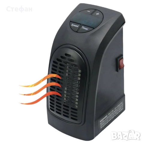 Мини вентилаторна печка / духалка с таймер Warm Air Blower 400W, дистанционно, Handy Heater, снимка 2 - Отоплителни печки - 51970729