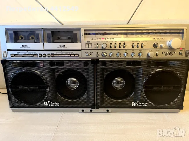 SHARP GF777Z Boombox  			