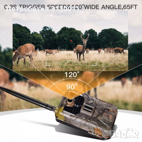 ХИТ Нови Фотокапани Suntek HC-900M Ip66 ловна камера 20MP 1080P 120 градуса до 25 метра, снимка 11 - Ловно оръжие - 34926991
