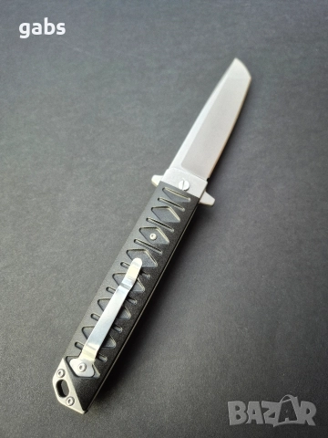 Сгъваем нож BRUTALICA BADYUK Tanto Black Stonewash, снимка 6 - Ножове - 52923062