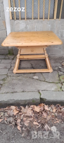 Маса трапезна масив бор №52, снимка 2 - Маси - 53532923