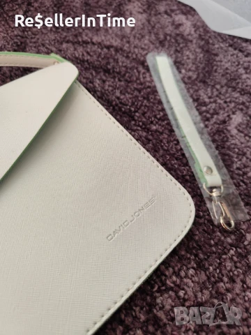 Нова чанта/ клъч David Jones  в бяло , снимка 7 - Чанти - 50749449