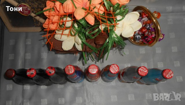 Юбилейни бутилки на Кока кола за Световни и Европейски първенства, снимка 11 - Колекции - 26622049