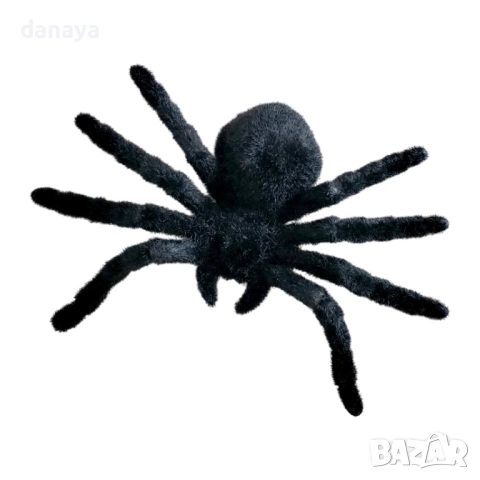 6148 Голям черен паяк тарантула Halloween украса, снимка 4 - Други - 51857208