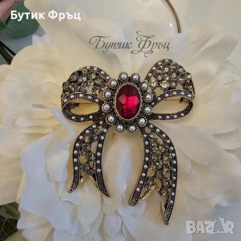 Брошка 02, снимка 2 - Обеци - 43245523