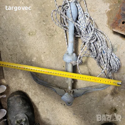 сгъваема котва за лодка плюс въже, снимка 2 - Воден транспорт - 50332851