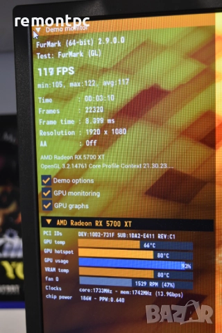 Sapphire Pulse Radeon RX 5700 XT 8 GB GDDR6 - Видео карта за игри, снимка 4 - Видеокарти - 51757583