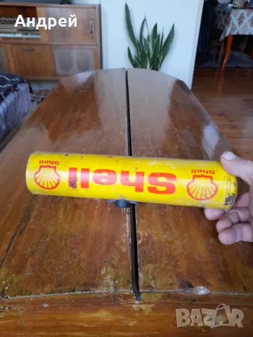 Стара метална кутия Shell, снимка 4 - Други ценни предмети - 48967666