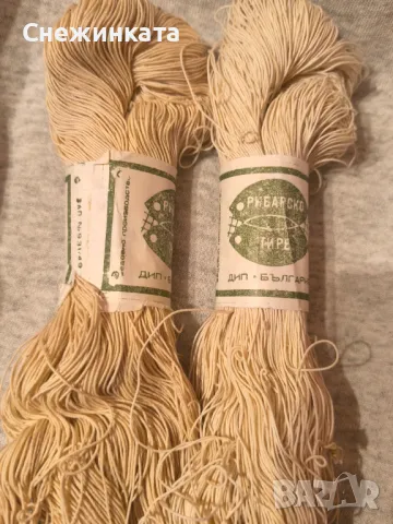 Конци за плетене и памучно тире, снимка 14 - Декорация за дома - 41085715