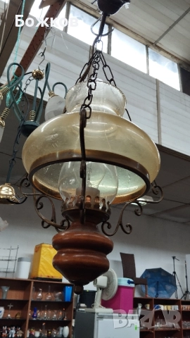 фенер полилей месинг, снимка 6 - Полилеи - 52017286