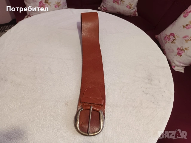 Колан от естествена кожа за спорт фитнес и проблеми с кръста, снимка 3 - Колани - 53063935