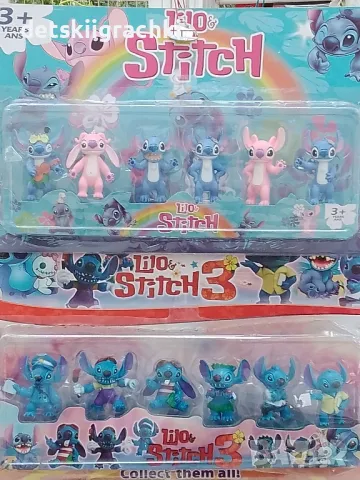  Големи комплекти с фигурки на Стич - разнообразие , снимка 3 - Фигурки - 47756660