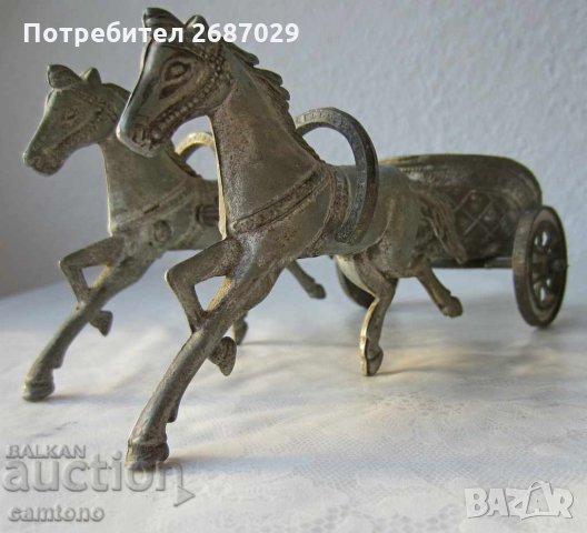 Коне различни:  Колесница, кон коне фигура статуетка пластика, снимка 9 - Статуетки - 28934214