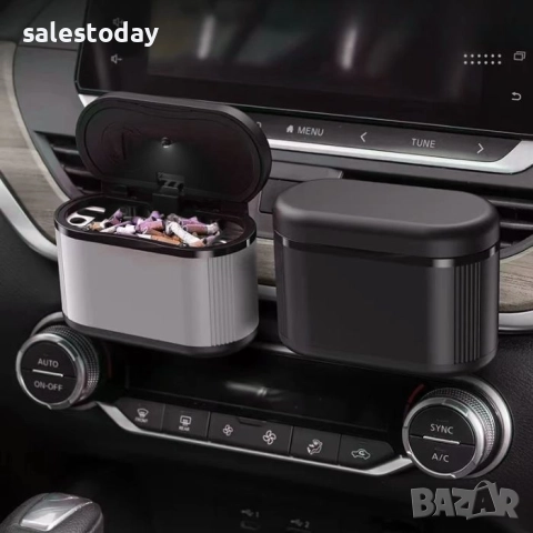 Пепелник за кола с LED, кошче за боклук, снимка 4 - Аксесоари и консумативи - 52047764