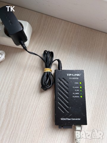 Продавам медиа конвертор употребяван TP-LINK TR-965DB, снимка 1 - Мрежови адаптери - 43157041