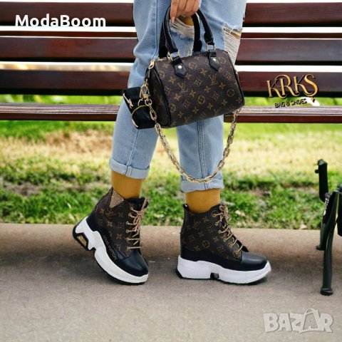 💥Louis Vuitton уникални луксозни дамски комплекти💥, снимка 3 - Маратонки - 43420503