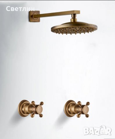 ,,Ретро,, душ комплекти-100%месинг, снимка 10 - Душ кабини и вани - 23247004