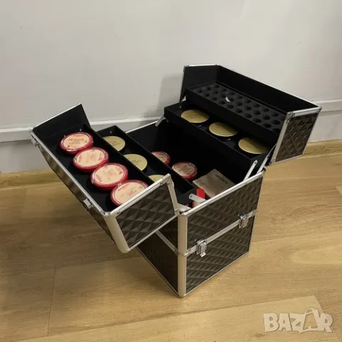 Козметичен куфар за гримове XL / Куфарче за гримове / Гримьорски куфар, снимка 6 - Друго оборудване - 49608586