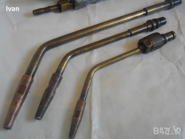 ОКСИЖЕННА ГОРЕЛКА КРАКРА Перник Българска Старо качество с 3 рамена и 3 контактни дюзи ОТЛИЧНИ , снимка 17 - Други инструменти - 47276621