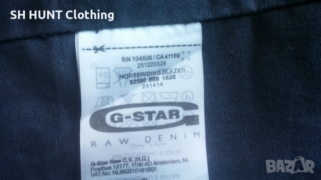 G-STAR RAW HORSERIDING BLAZER COAT Размер M / L мъжко сако 18-68, снимка 15 - Сака - 53140860