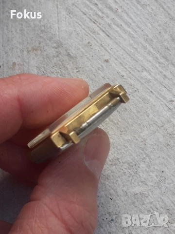 Мъжки механичен часовник Слава - 20 микрона позлата, снимка 3 - Антикварни и старинни предмети - 52695406