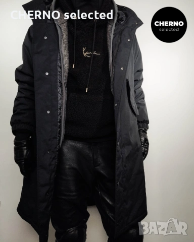 Дълго яке UNIQLO x ENGINEERED GARMENTS Pufftech Hooded Coat (HEATTECH, Relaxed Fit) – Размер XL•XXL , снимка 3 - Якета - 53135264