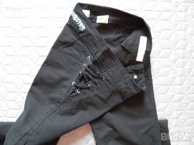 Дамски сет черен панталон H&M и ефектна бяла блуза , снимка 5 - Панталони - 26692111