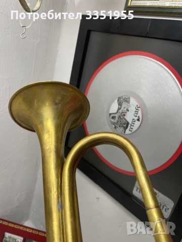 Старинен Тромпет, снимка 4 - Духови инструменти - 51716227