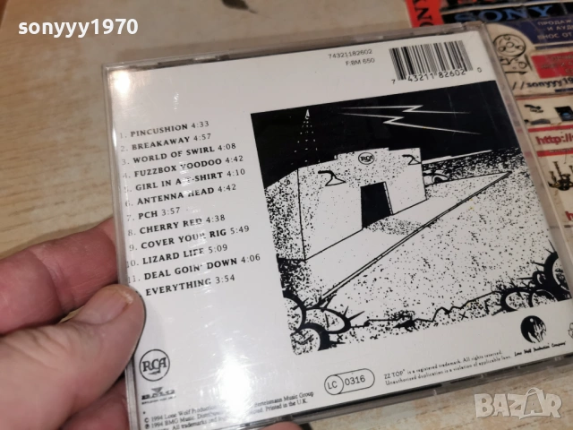 ZZ TOP CD 0102261319, снимка 3 - CD дискове - 53302682