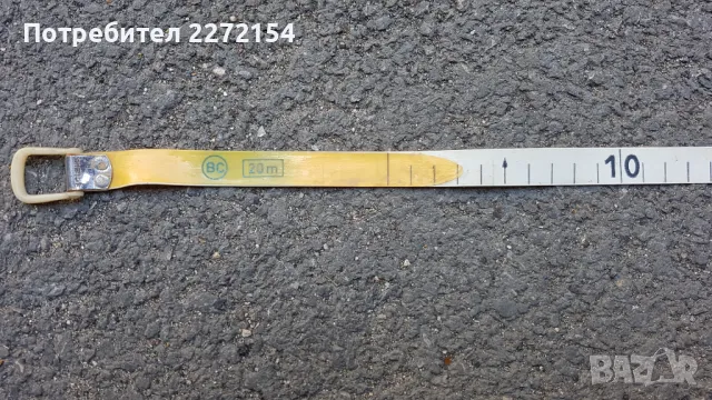 Рулетка 20 метра , снимка 4 - Измервателни инструменти - 50346830