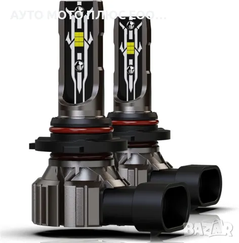 Комплект LED диодни крушки 9005/HB3 - 35W 12V - 6000к, снимка 6 - Аксесоари и консумативи - 47857005