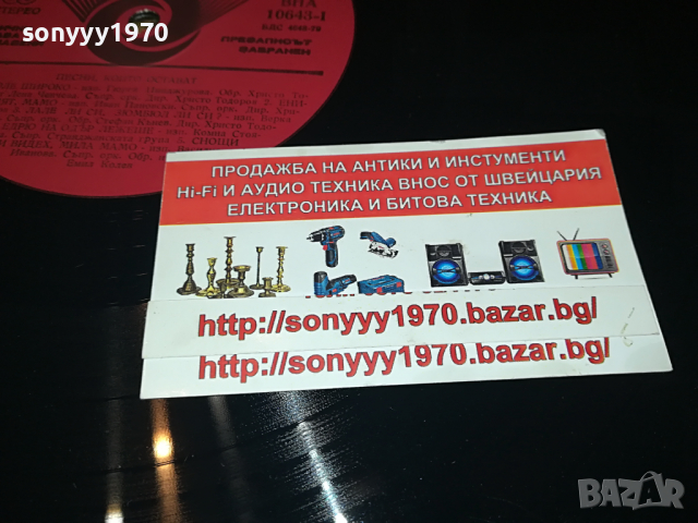 ПЕСНИ КОИТО ОСТАВАТ-ПЛОЧА 2204222109, снимка 12 - Грамофонни плочи - 36540575
