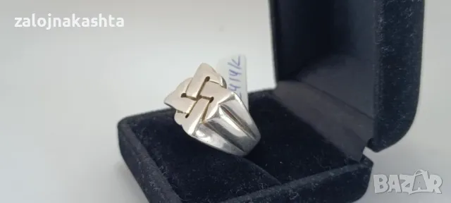 Сребърен пръстен -11,92гр.925, снимка 2 - Пръстени - 50251473
