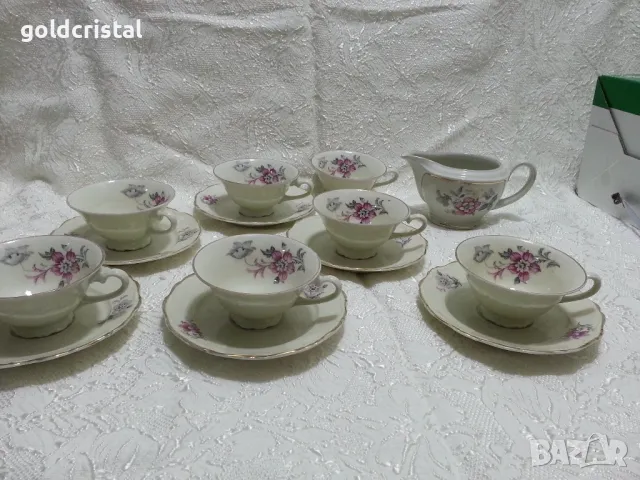 Стар немски порцелан чаши за чай кафе , снимка 5 - Антикварни и старинни предмети - 48552829