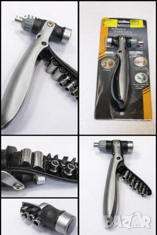 мултифункционален инструмент, чук, битове, накрайници 15 в 1