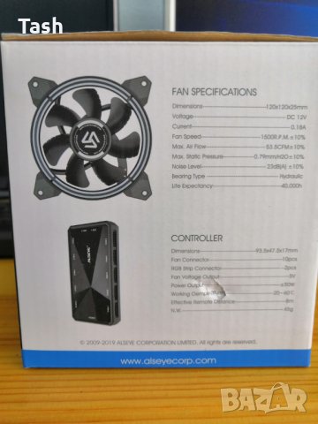 Вентилатори ALSEYE HALO 3.0 FAN SET, снимка 3 - Други - 29010791