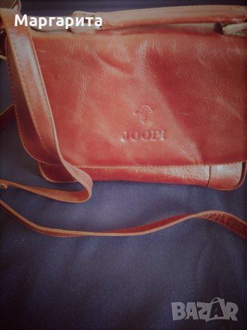 дамска чанта Joop! от естествена кожа, снимка 2 - Чанти - 35040265