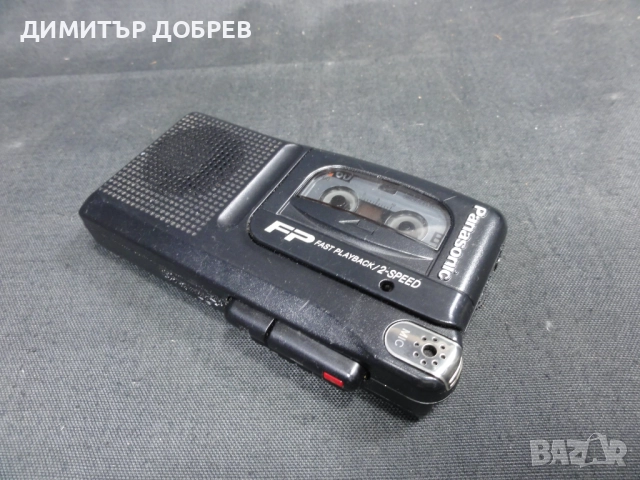 СТАР РЕТРО КАСЕТЕН ДИКТОФОН MICROCASSETTE RECORDER PANASONIC RM-202, снимка 3 - Микрофони - 52335191