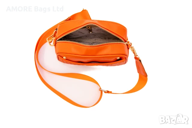 Ежедневна дамска чанта AMORE Elisa - Orange, снимка 6 - Чанти - 50659833