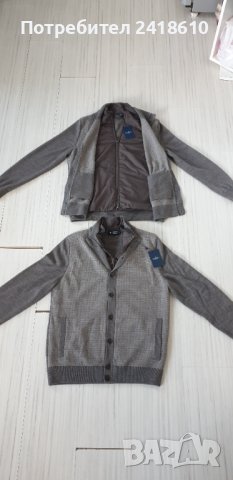 Hackett Nylon Panel Wool Full Zip Mens Size M НОВО! ОРИГИНАЛ! Мъжка Вълнена Жилетка с цял цип!, снимка 7 - Пуловери - 42948921