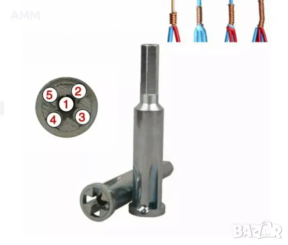 Накрайник за оголване и усукване на проводници