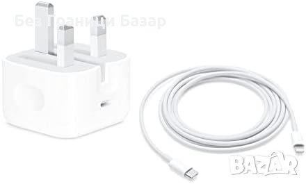 Ново Бързо Зарядно устройство за iPhone 14/13/12/11 Pro - 20W USB-C 