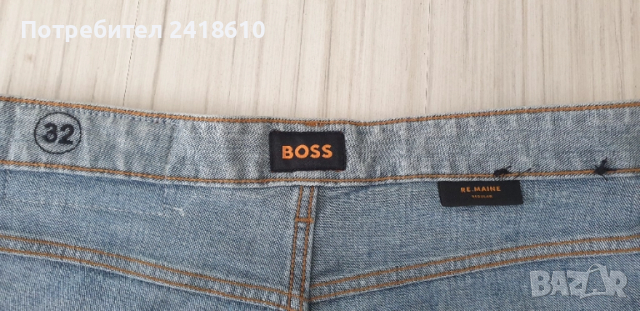 Hugo Boss Maine Regular Fit Mens Size 32/30 НОВО! ОРИГИНАЛ Мъжки Дънки!, снимка 14 - Дънки - 51797612