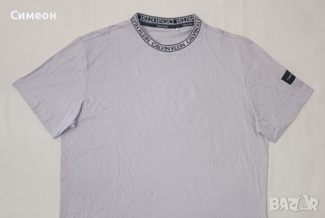 Calvin Klein T-Shirt оригинална тениска 2XL/3XL памук фланелка, снимка 2 - Тениски - 43747097