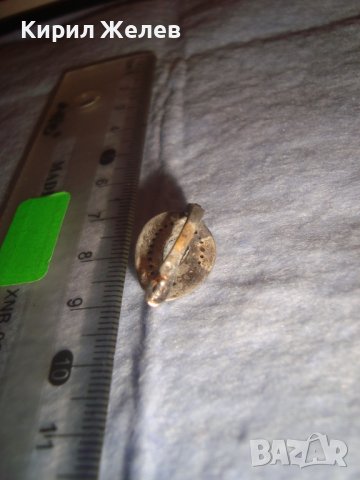 СТАРА АНГЛИЙСКА СКЪПОЦЕННА СРЕБЪРНА ОБЕЦА СРЕБРО 925 с ФАСЕТИРАН АВАНТЮРИН и ЦИРКОНИ 32405, снимка 12 - Обеци - 38330523