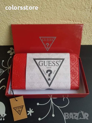 Червено портмоне  Guess 1981:K49, снимка 4 - Портфейли, портмонета - 32211309