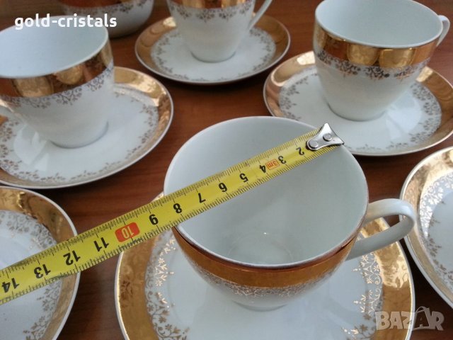 Чаши за чай порцелан Чехословакия, снимка 3 - Антикварни и старинни предмети - 35109648