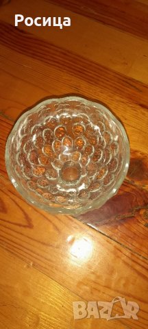 Стъклена бомбониера (фруктиера) Намаление , снимка 5 - Декорация за дома - 43515967