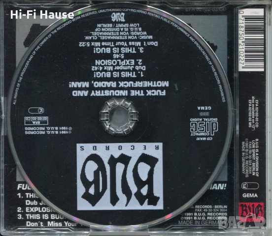 BuG This is BUG, снимка 2 - CD дискове - 35645560